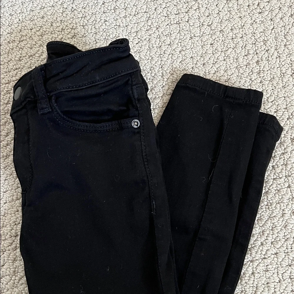 DL1961 Ultimate Black Denim Skinny Stretch - Picture 2 of 7